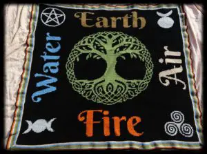 Wiccan Elements Blanket