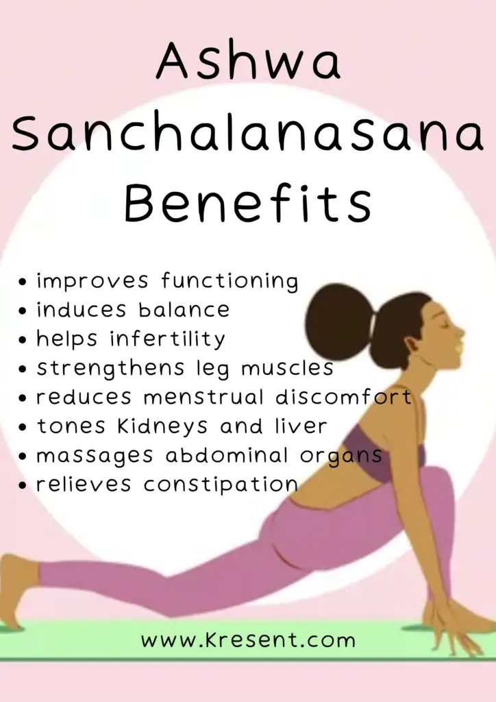 Ashwa Sanchalanasana benefits