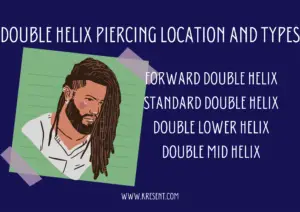 Double Helix Piercing Location And Types