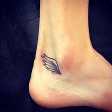 Angel Wing Tattoo On Leg