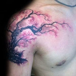Cherry Blossom Tattoo For Guys