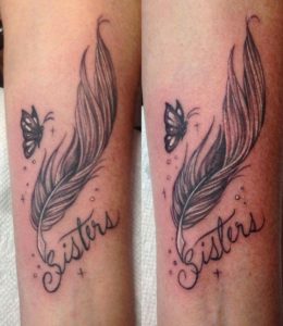 Feather Sister Tattoos