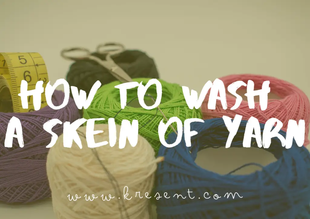How to Wash a Skein of Yarn