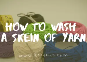 How to Wash a Skein of Yarn