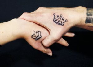 King And Queen Couple Tattoos