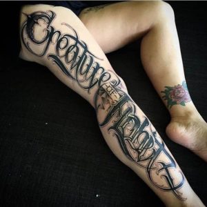 Lettering Tattoo