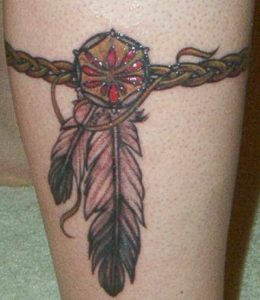 Native American Feather Tattoos