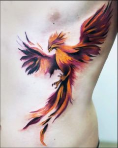 Phoenix Bird Tattoo Designs