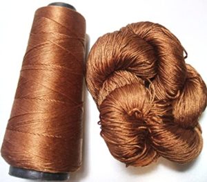 Reeled silk yarn