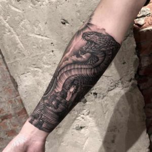 Snake Sleeve Tattoo Designs