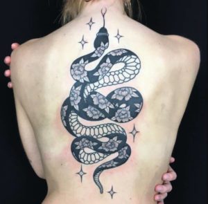 Snake Tattoo Designs On Back