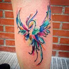 Watercolor Phoenix Tattoo Designs