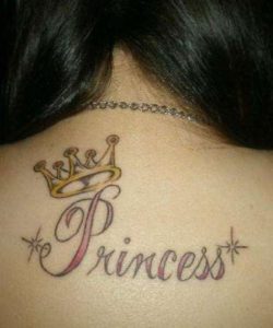 Princess Really  Ugliest Tattoos  funny tattoos  bad tattoos   horrible tattoos  tattoo fail