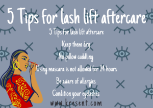5 Tips for lash lift aftercare