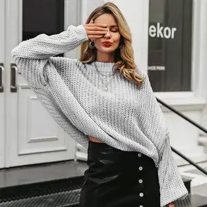 Cropped Oversized Sweater