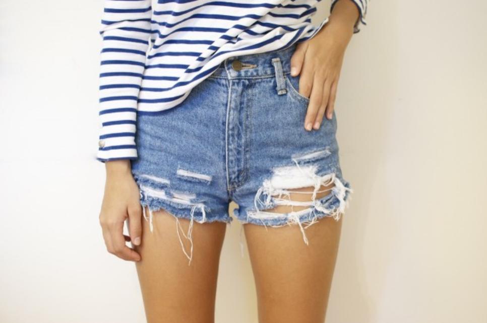 How To Fray Jean Shorts Bottoms