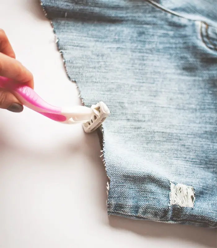 How To Fray The End Of Jean Shorts