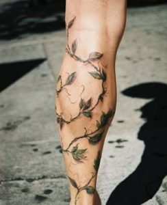 Nature Leg Tattoo