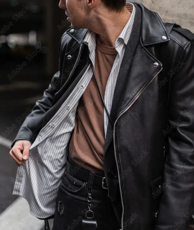 Oversized Leather Jacket Vintage