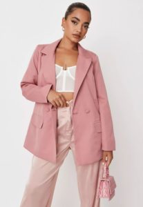 Pink Oversized Blazer Outfit
