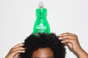 Wash your hair with liquid laundry soap