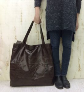 Extra Large Leather Tote Bag