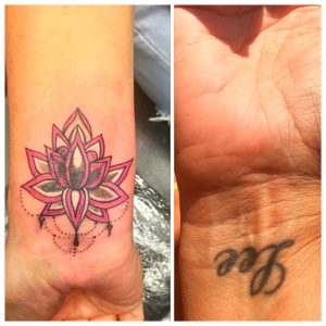 Name Mandala Cover Up Tattoo 
