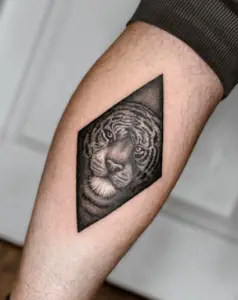small tiger tattoo