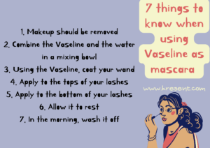 7 things to know when using Vaseline as mascara 
