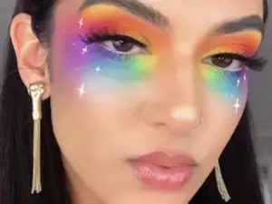 Rainbow Makeup Look