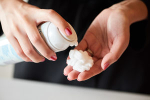 Shaving cream for lipstick removal from clothes.