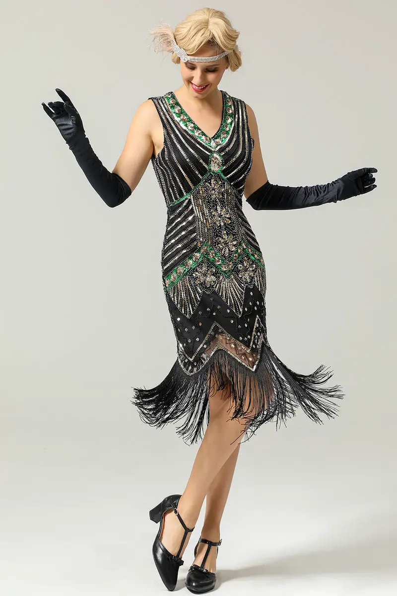 flapper style cocktail dress