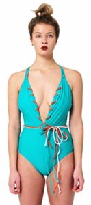swimsuits with deep necklines