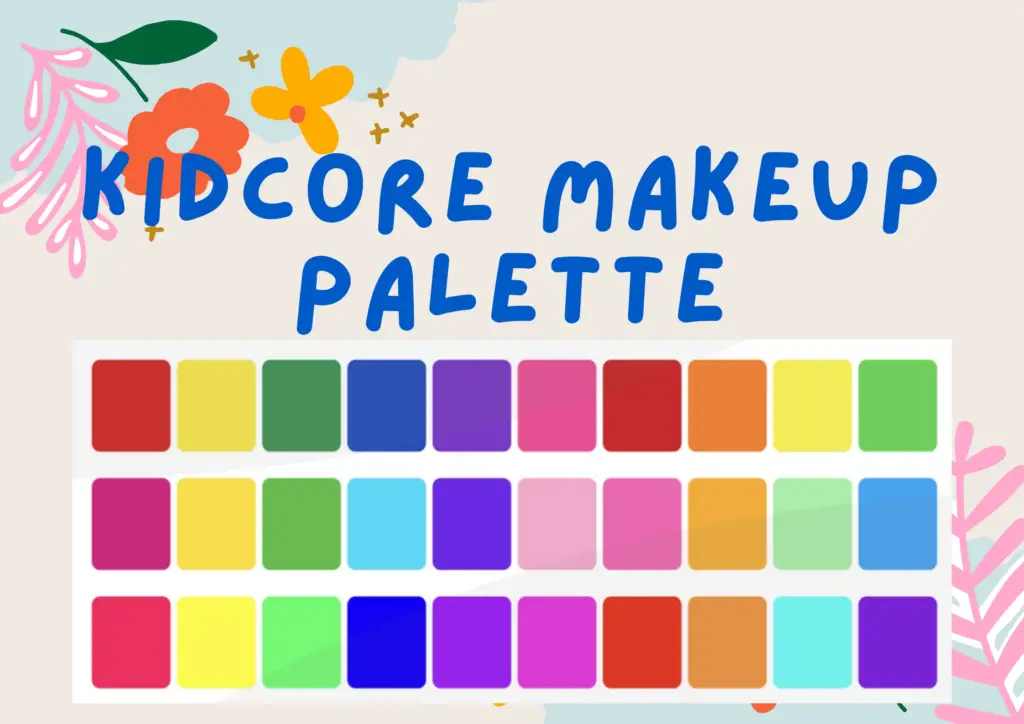 Kidcore makeup palette
