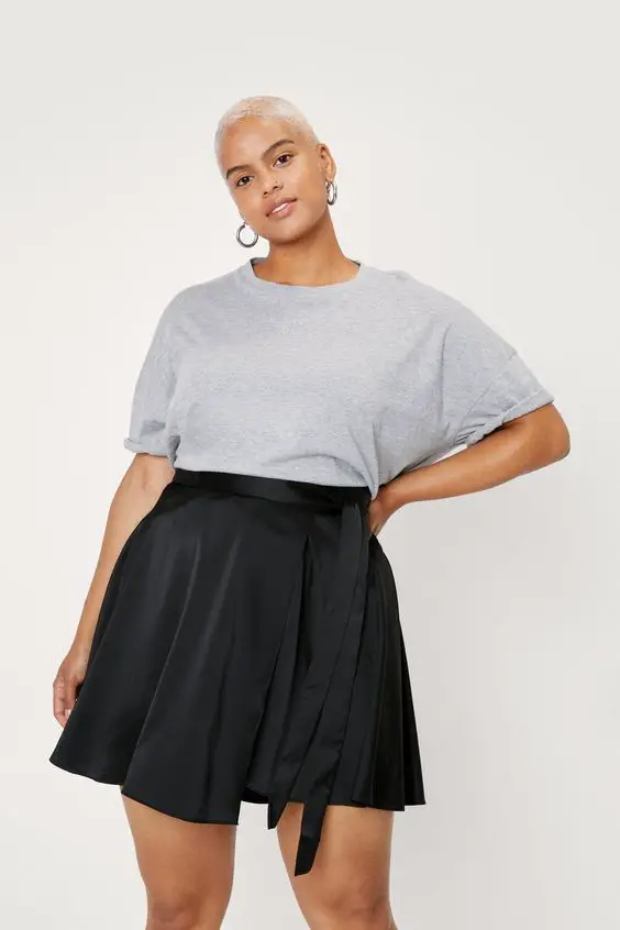 Beach Tees And Plus Size Skirt