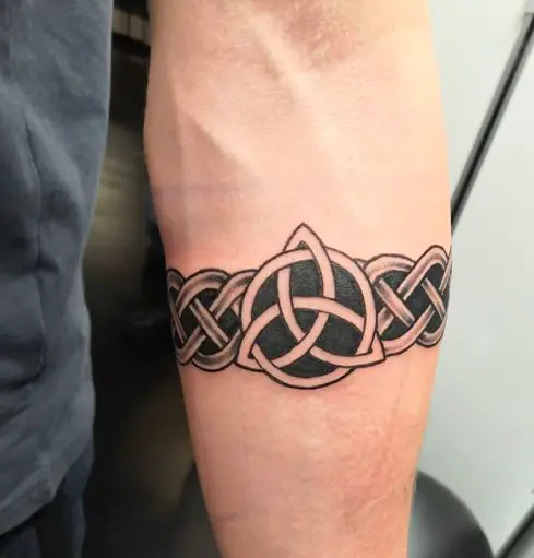 Celtic Knot 3D Band Tattoo