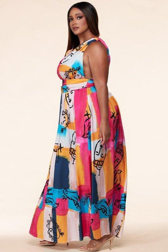 Plus Size Dresses With Bold Prints
