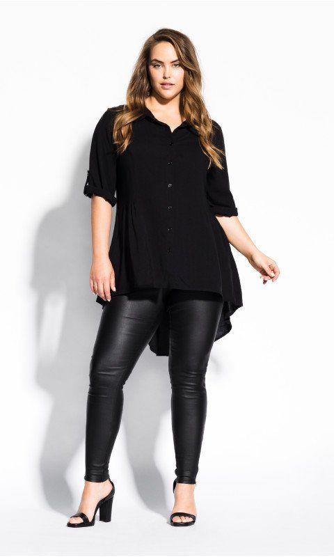 black plus size clothing for clubbing