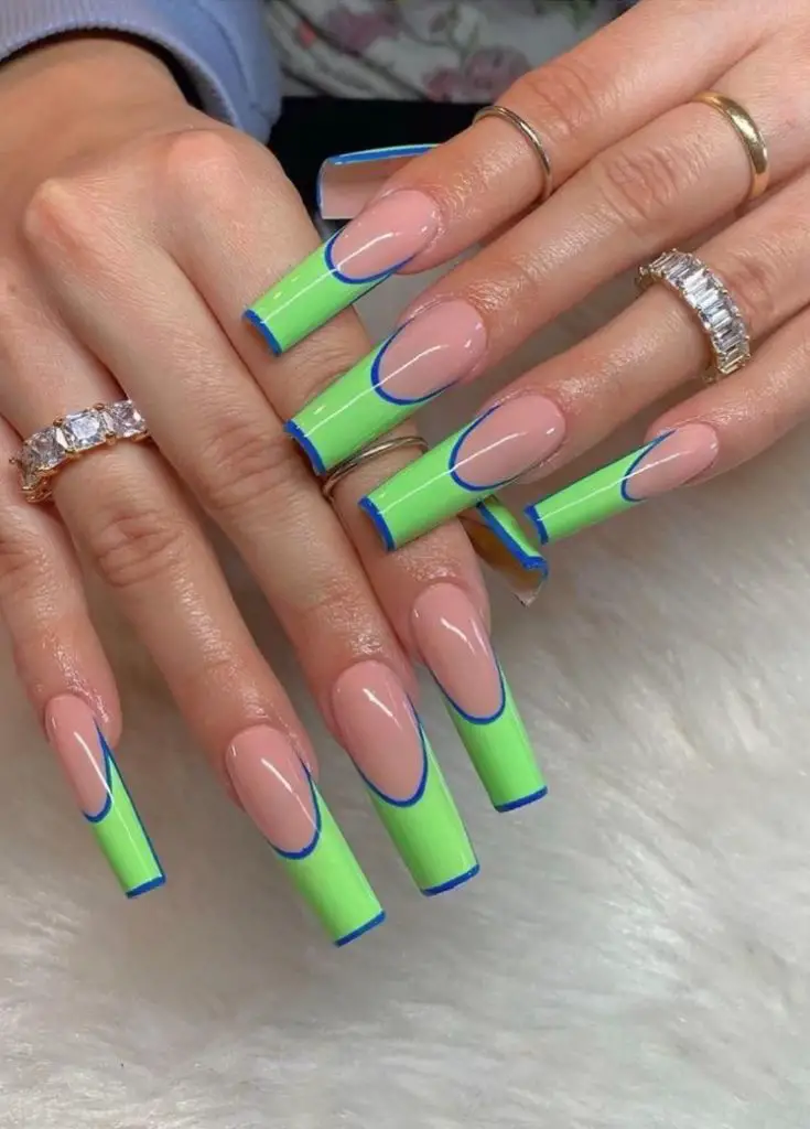 Fluorescent French Tips 