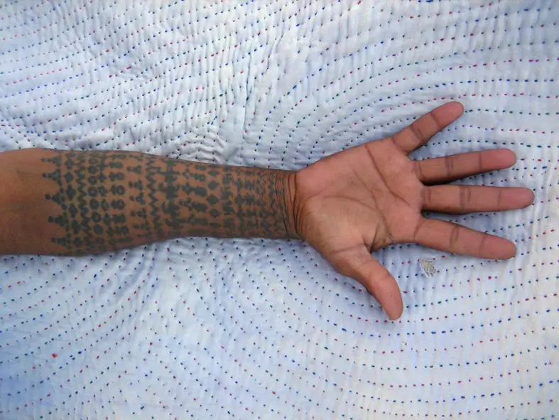 Indian Tribal Warli Art Tattoo