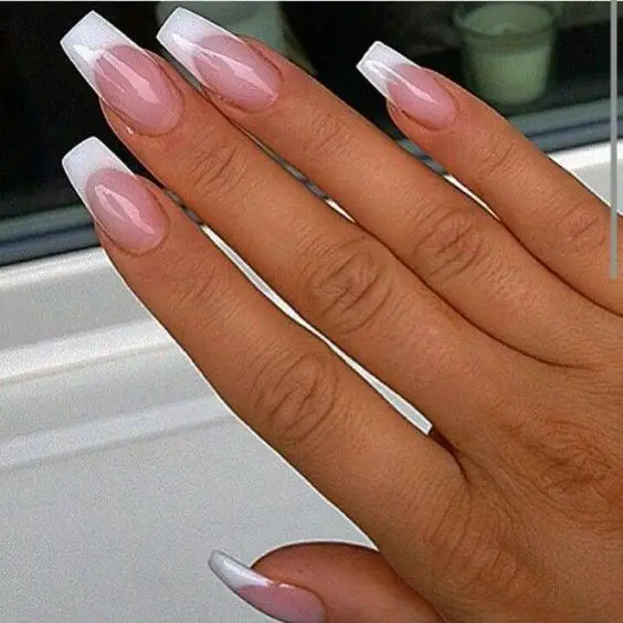 Long French Tips 