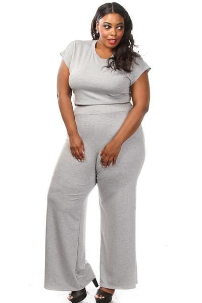 Plus Size Co-Ord Set With Palazzos