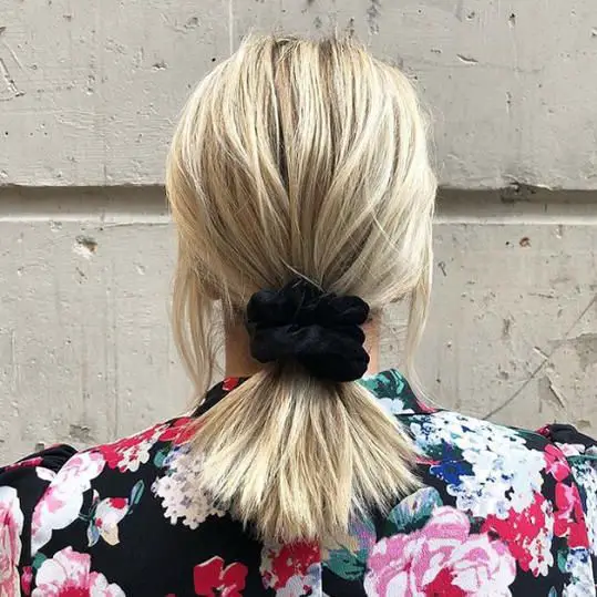 Ponytail with Scrunchie 