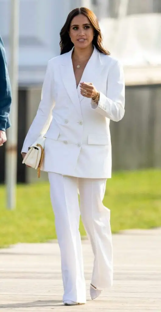 Tailored White Suit