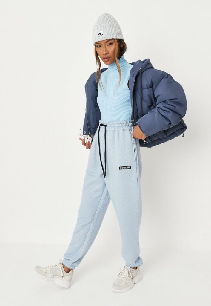 Oversized Joggers With Puffer Jacket