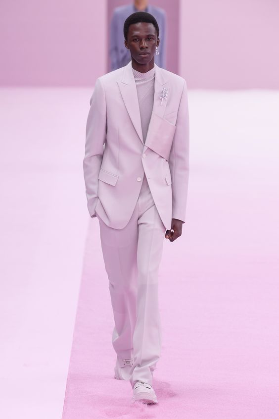 Pink Monochrome Aesthetic Suit