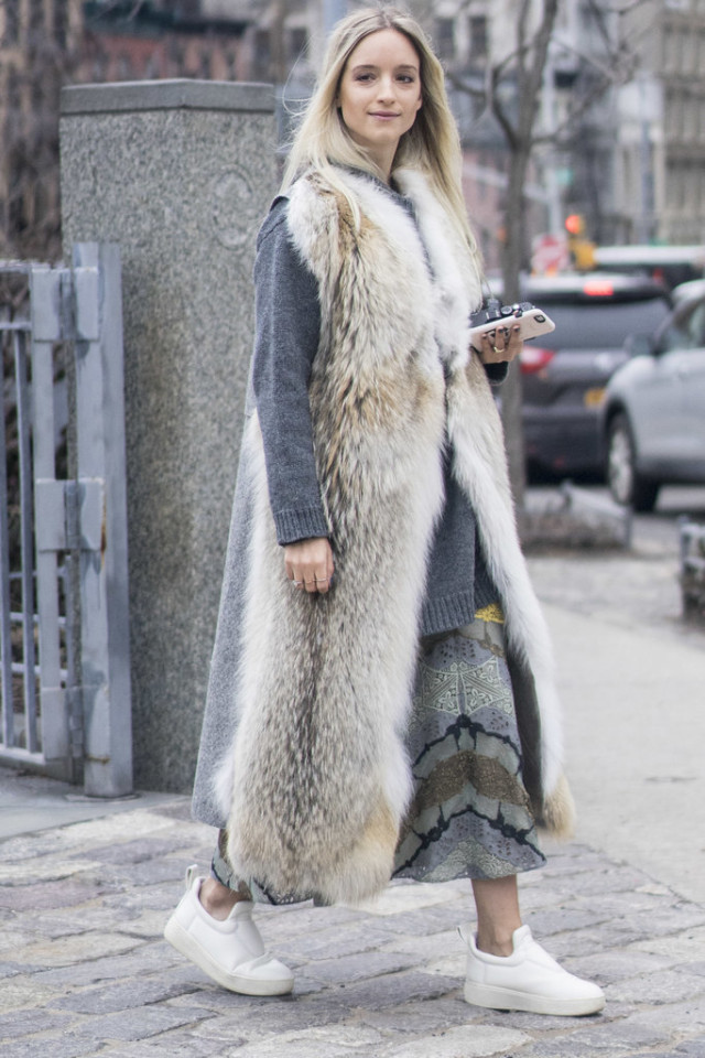 Full-Length Fur Vest