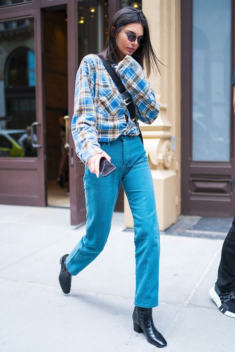 Oversized Checkered Shirt With Jeans