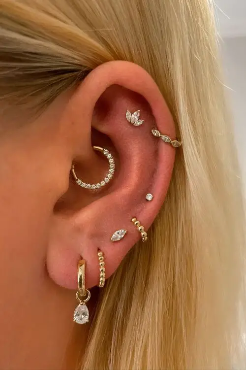 What is forward helix piercing