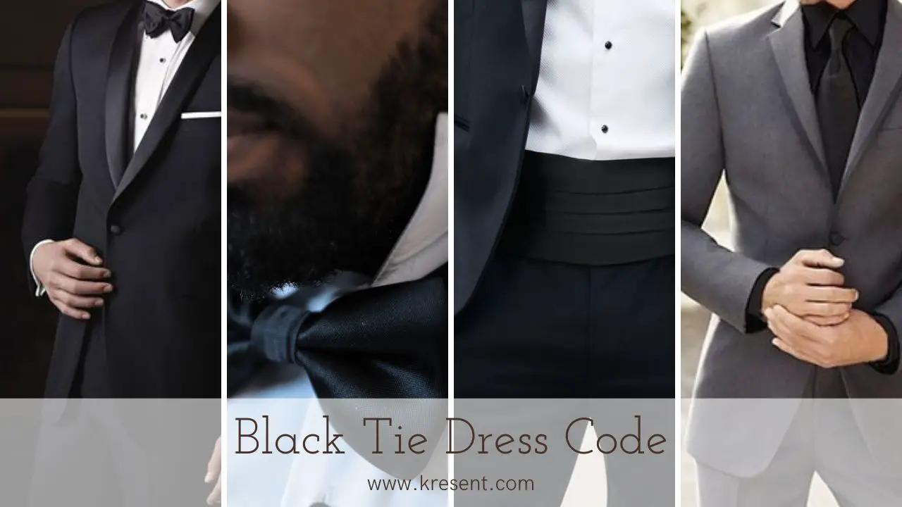 Black Tie Dress Code For Men 